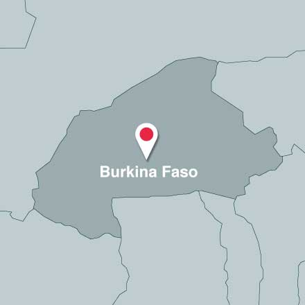 Map of Burkina Faso