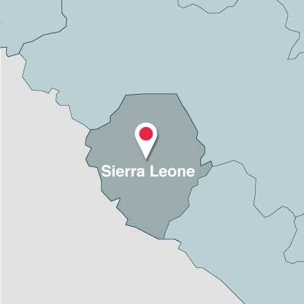 Map of Sierra Leone