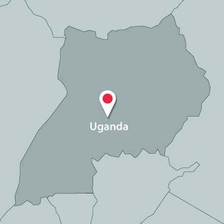 Map of Uganda