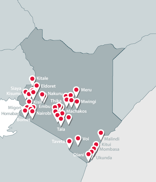 Map of Kenya