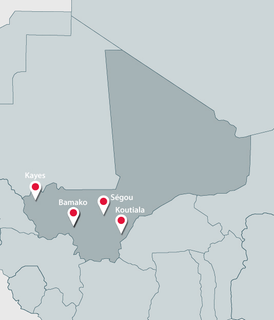 Map of Mali