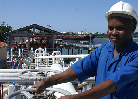 Man working